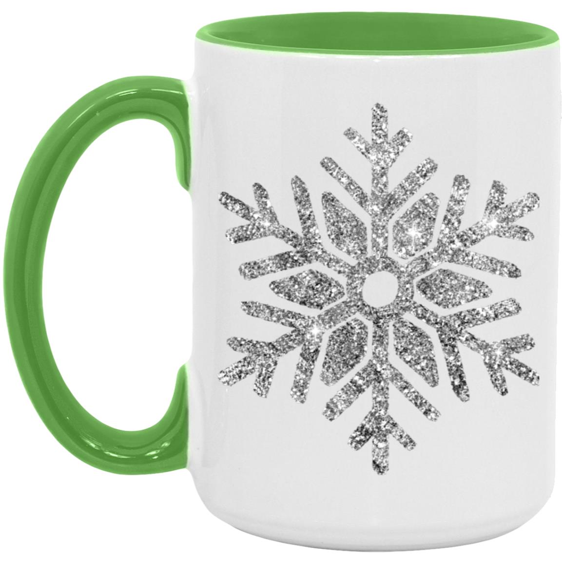 Sliver Snowflake AM15OZ 15oz Accent Mug