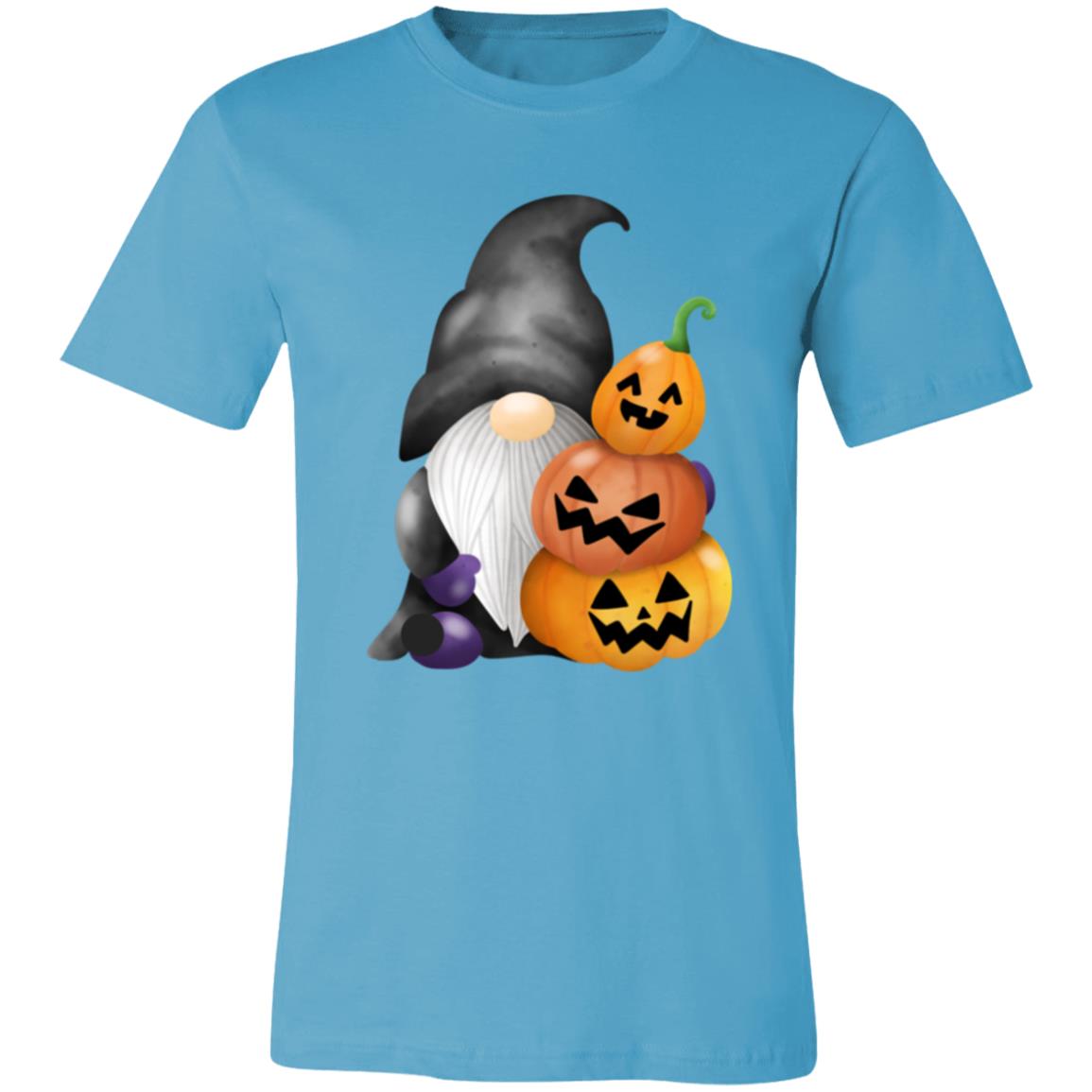 Gnome wJack o' Lanterns 3001C Unisex Jersey Short-Sleeve T-Shirt