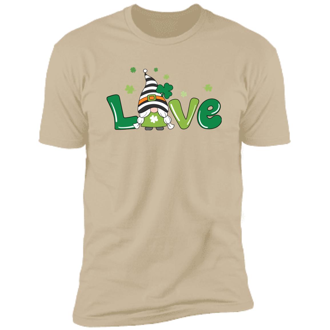 clover love gnome NL3600 Premium Short Sleeve T-Shirt