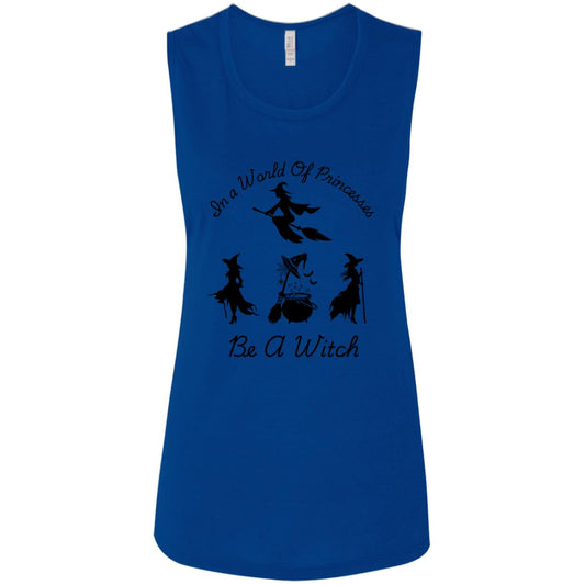 Be a Witch -- Ladies' Flowy Muscle Tank