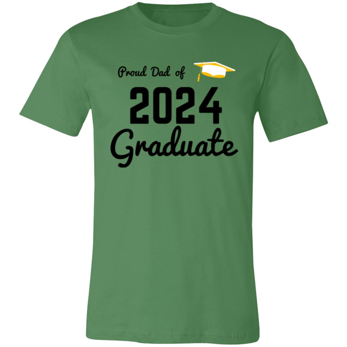 Proud Dad -- Graduate 2024 -- Unisex Jersey Short-Sleeve T-Shirt