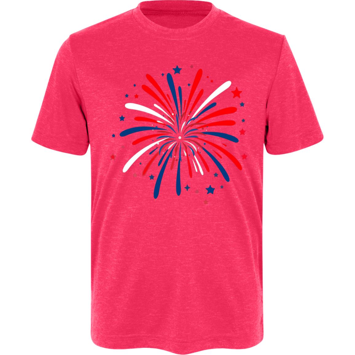 4th of July Firework -- Team 365 Kids Sonic Heather Tee