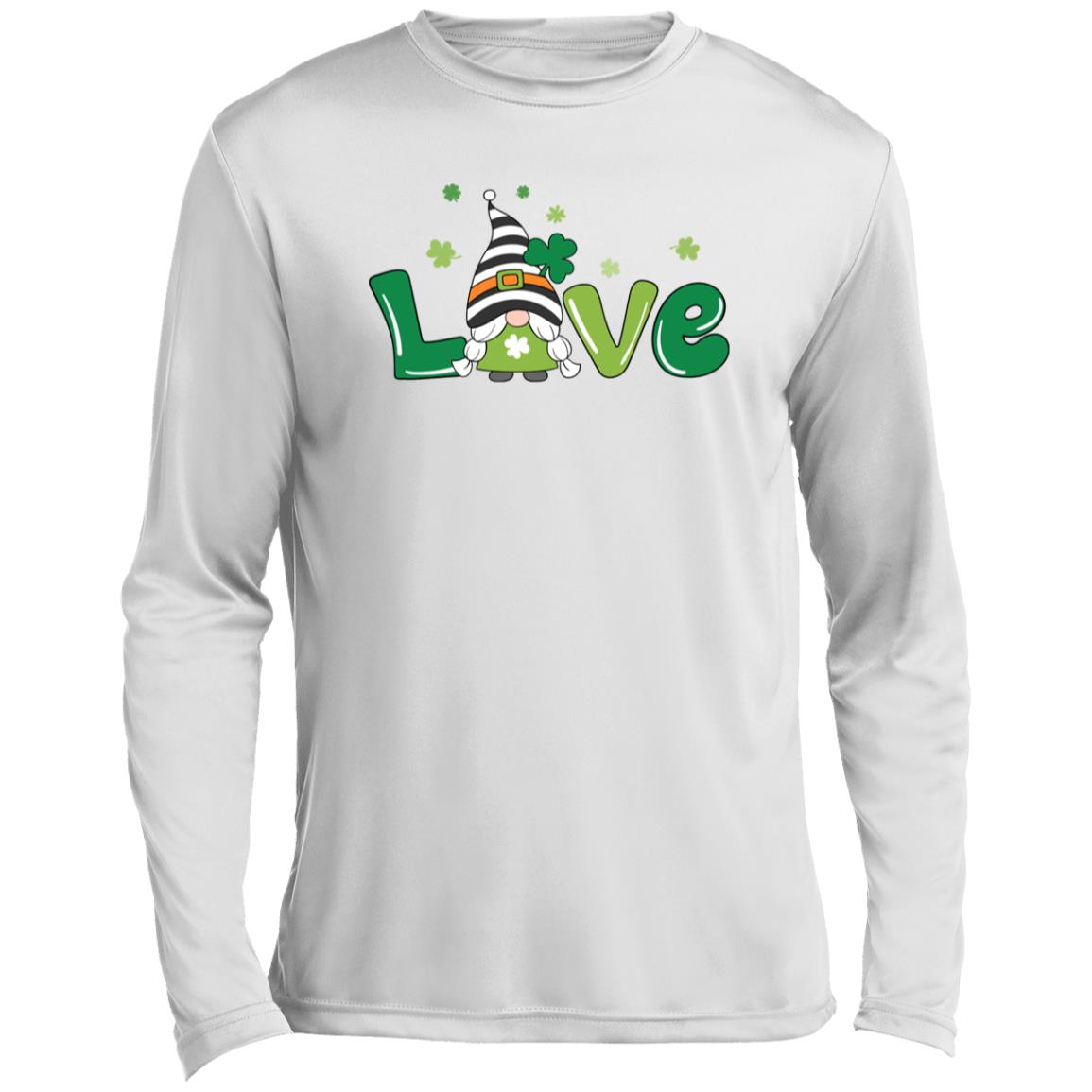 clover love gnome ST350LS Men’s Long Sleeve Performance Tee