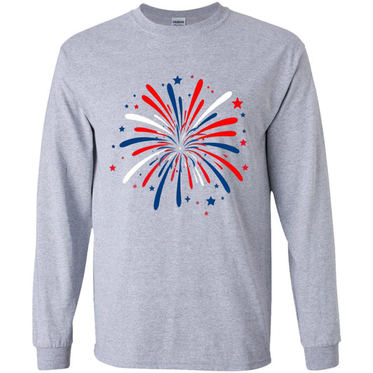 4th of July Firework -- Youth LS T-Shirt