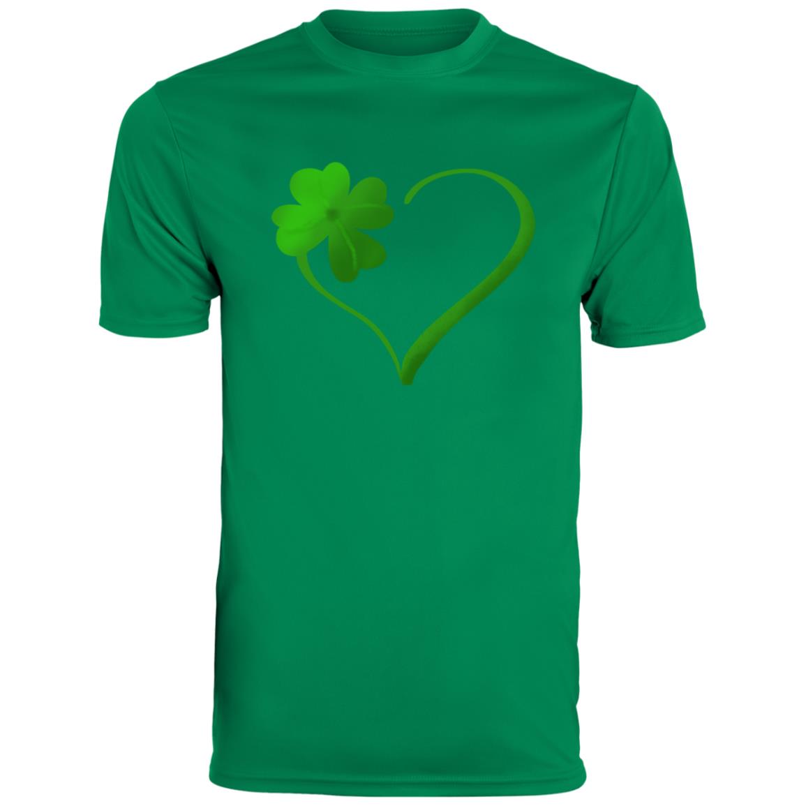 Clover Heart -- Men's Moisture-Wicking Tee