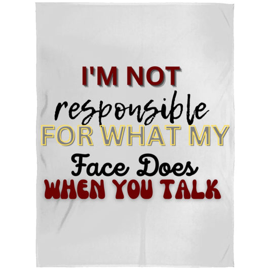 I'M NOT t-shirt FLL Arctic Fleece Blanket 60x80