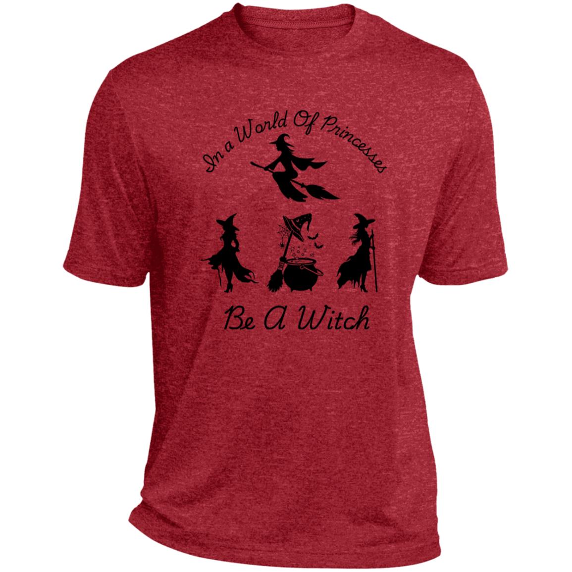 Be a Witch CLOSEOUT -- Heather Performance Tee