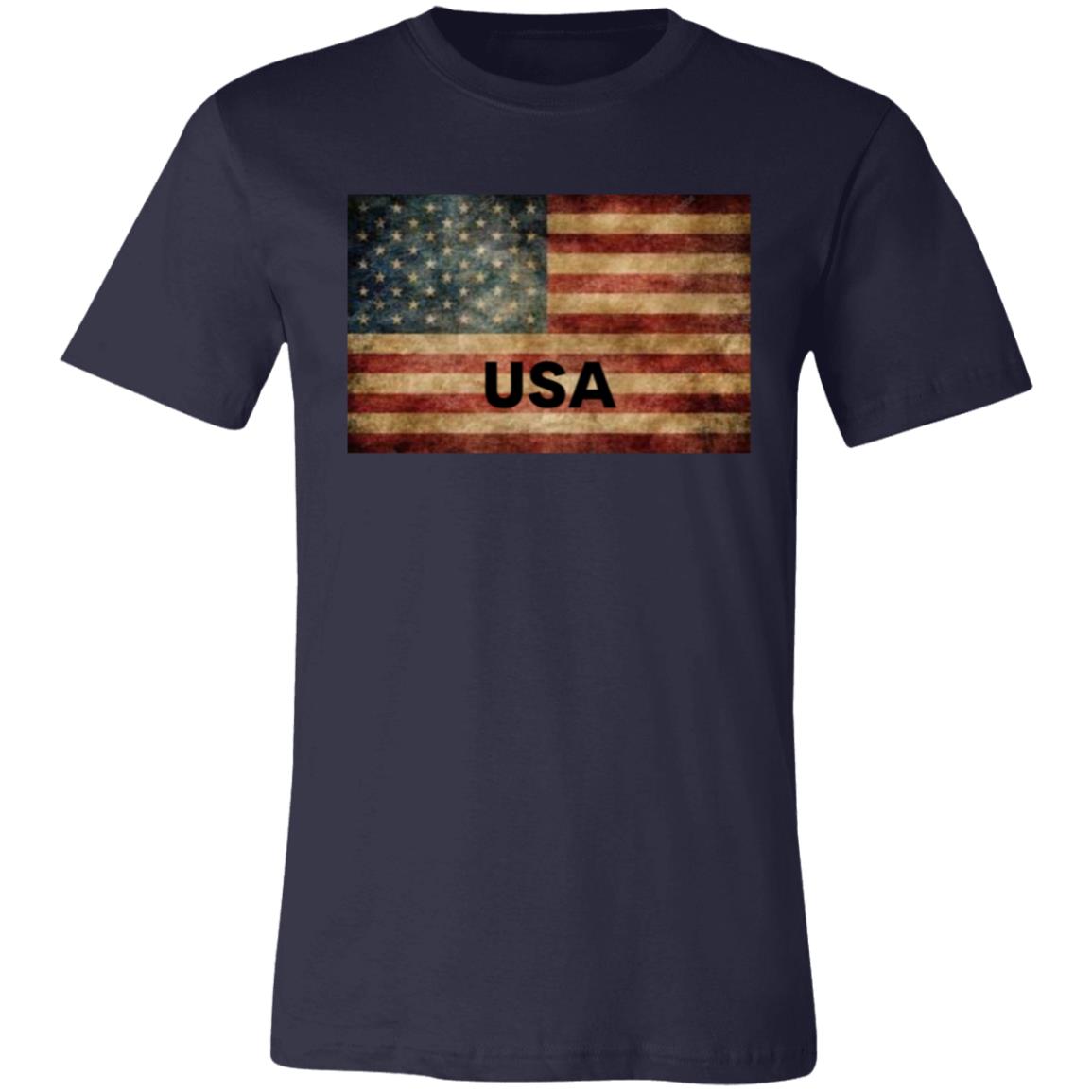 American Flag -- Unisex Jersey Short-Sleeve T-Shirt