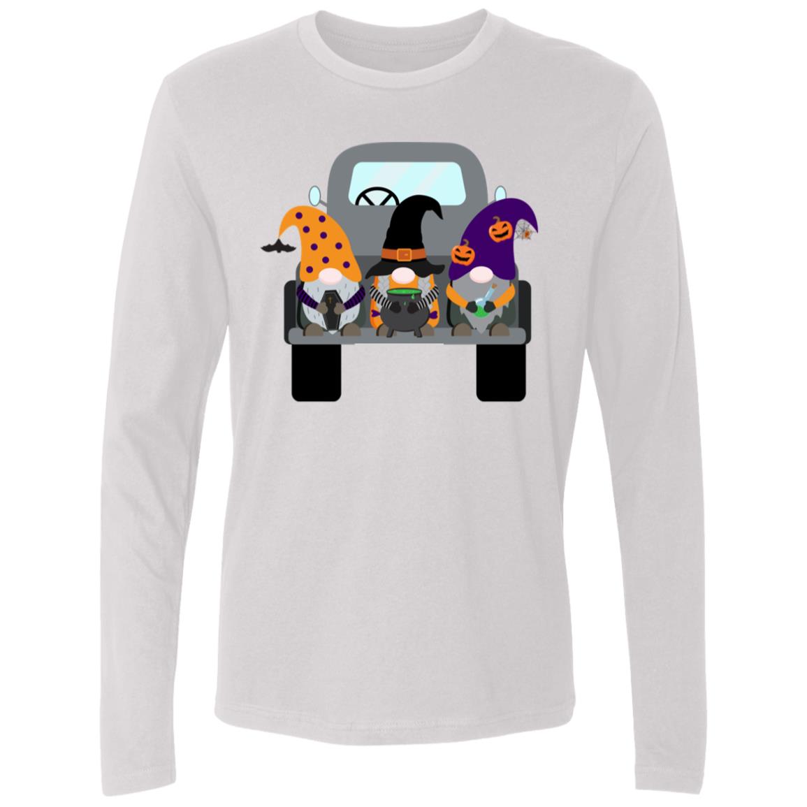 Halloween Gnomes in a Truck NL3601 Men's Premium LS