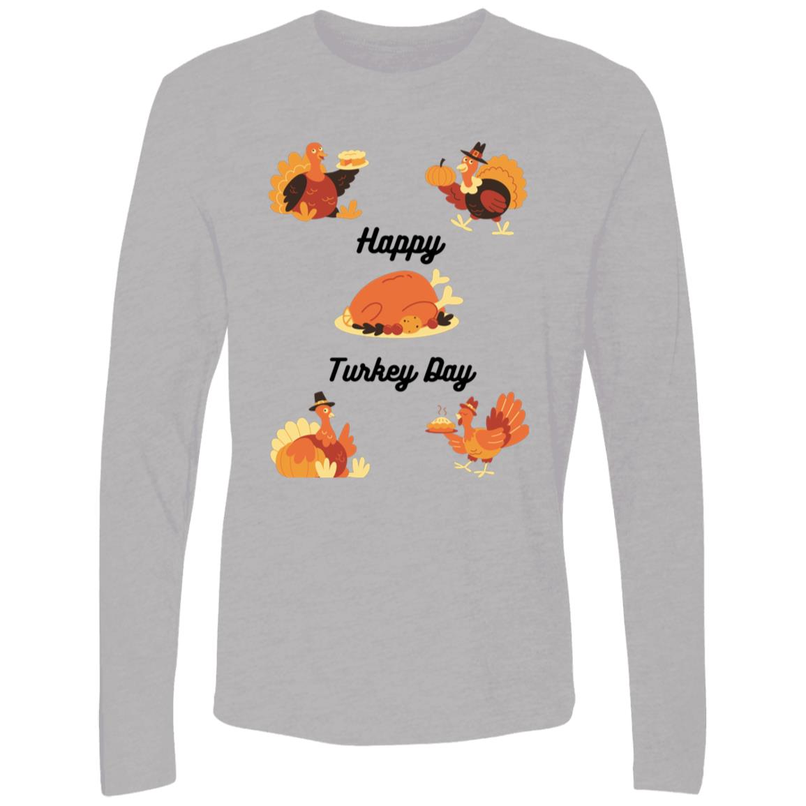 Happy Turkey Day -- Men's Premium LS