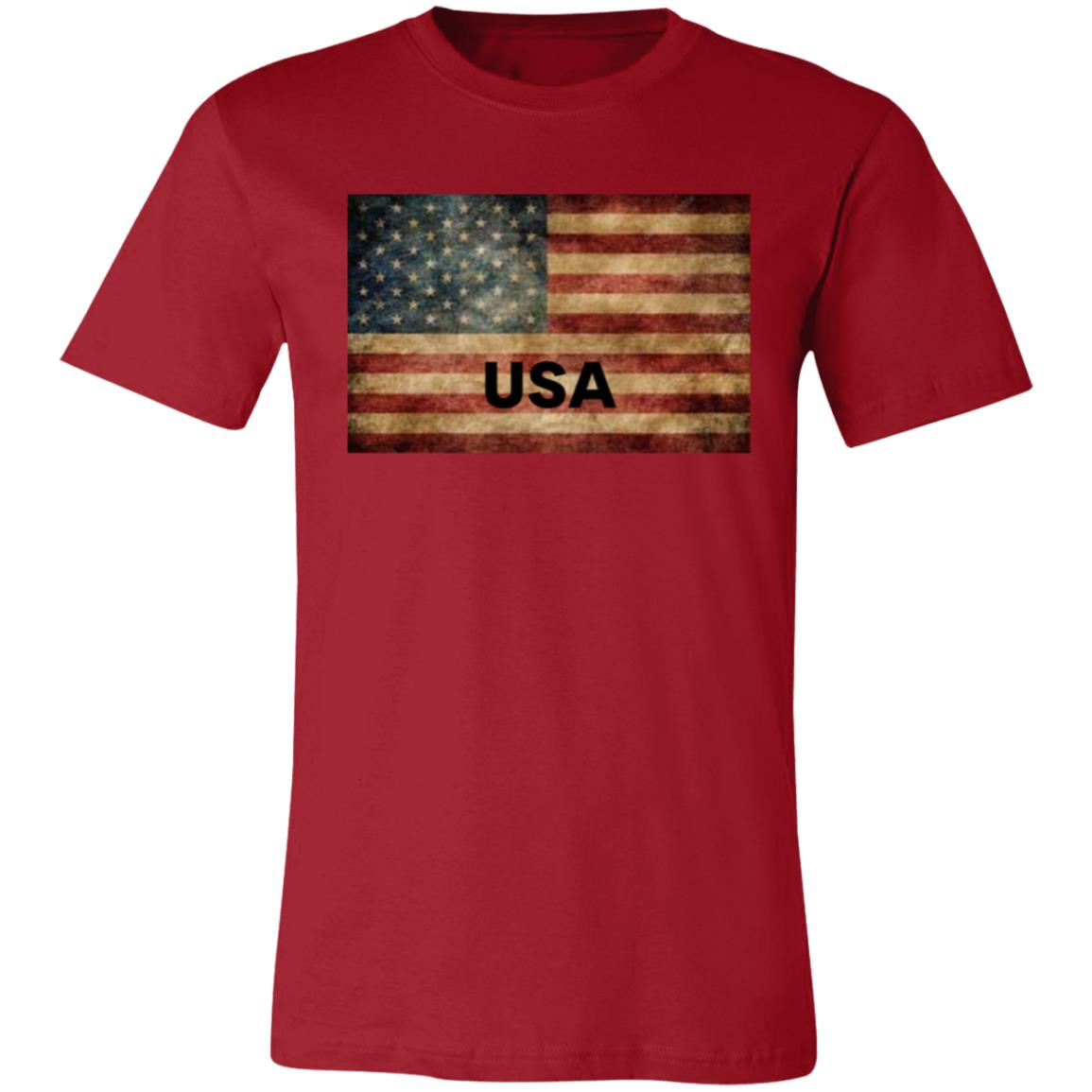 American Flag -- Unisex Jersey Short-Sleeve T-Shirt