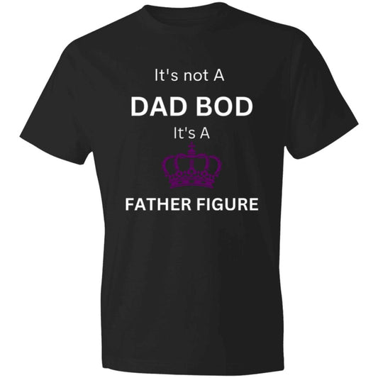 DAD BOD whitepurple CLOSEOUT -- Lightweight T-Shirt 4.5 oz