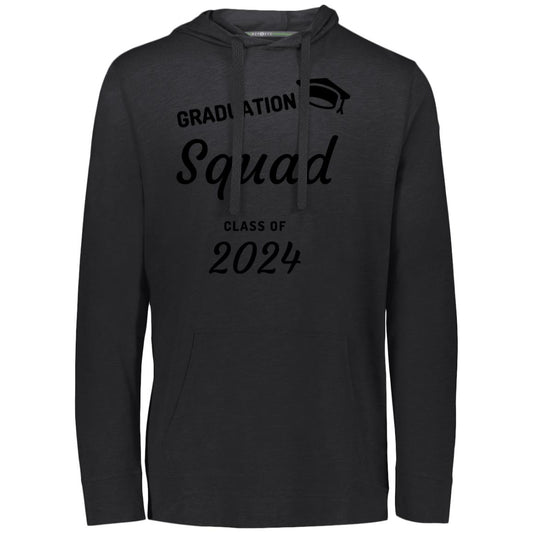 Grad Squad 2024 Black CLOSEOUT - 222577 Eco Triblend T-Shirt Hoodie