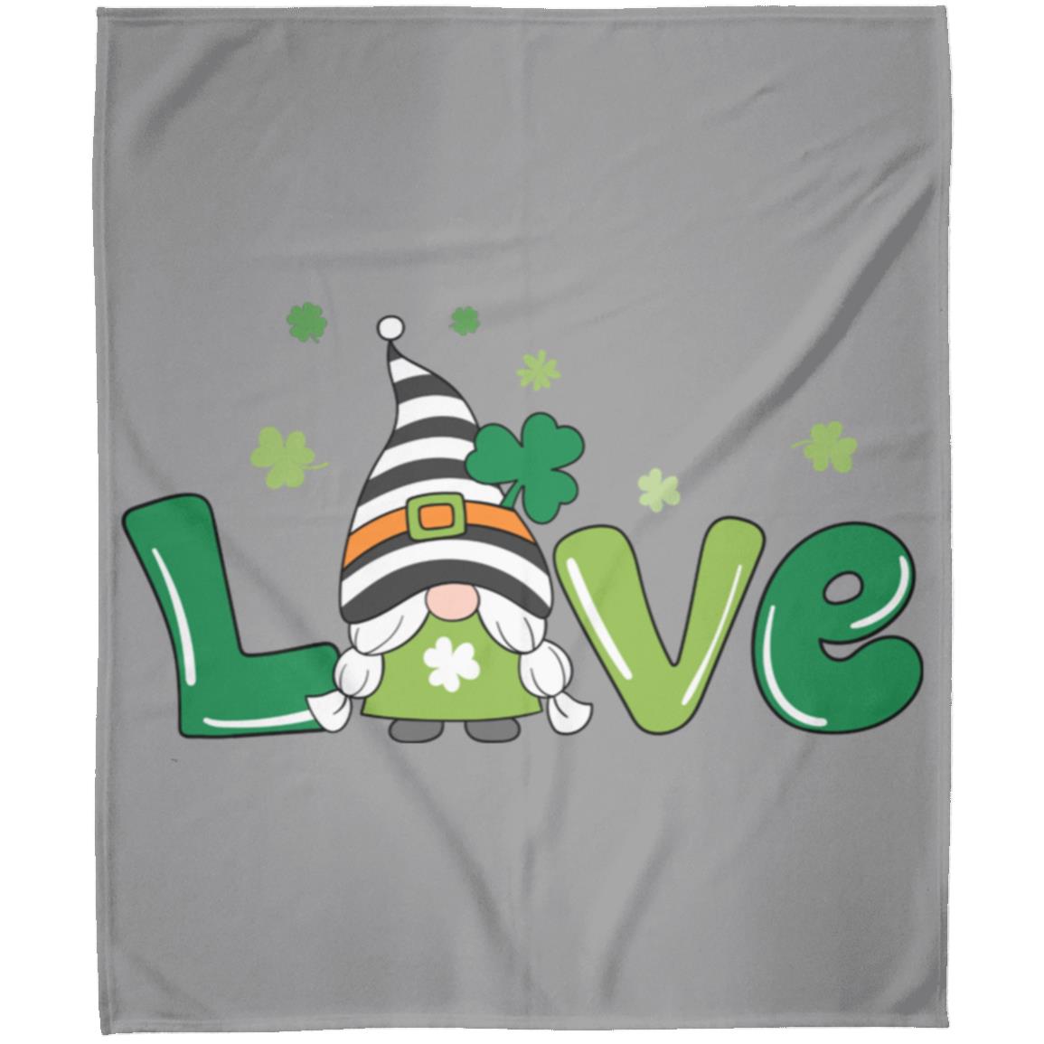 clover love gnome FLM Arctic Fleece Blanket 50x60