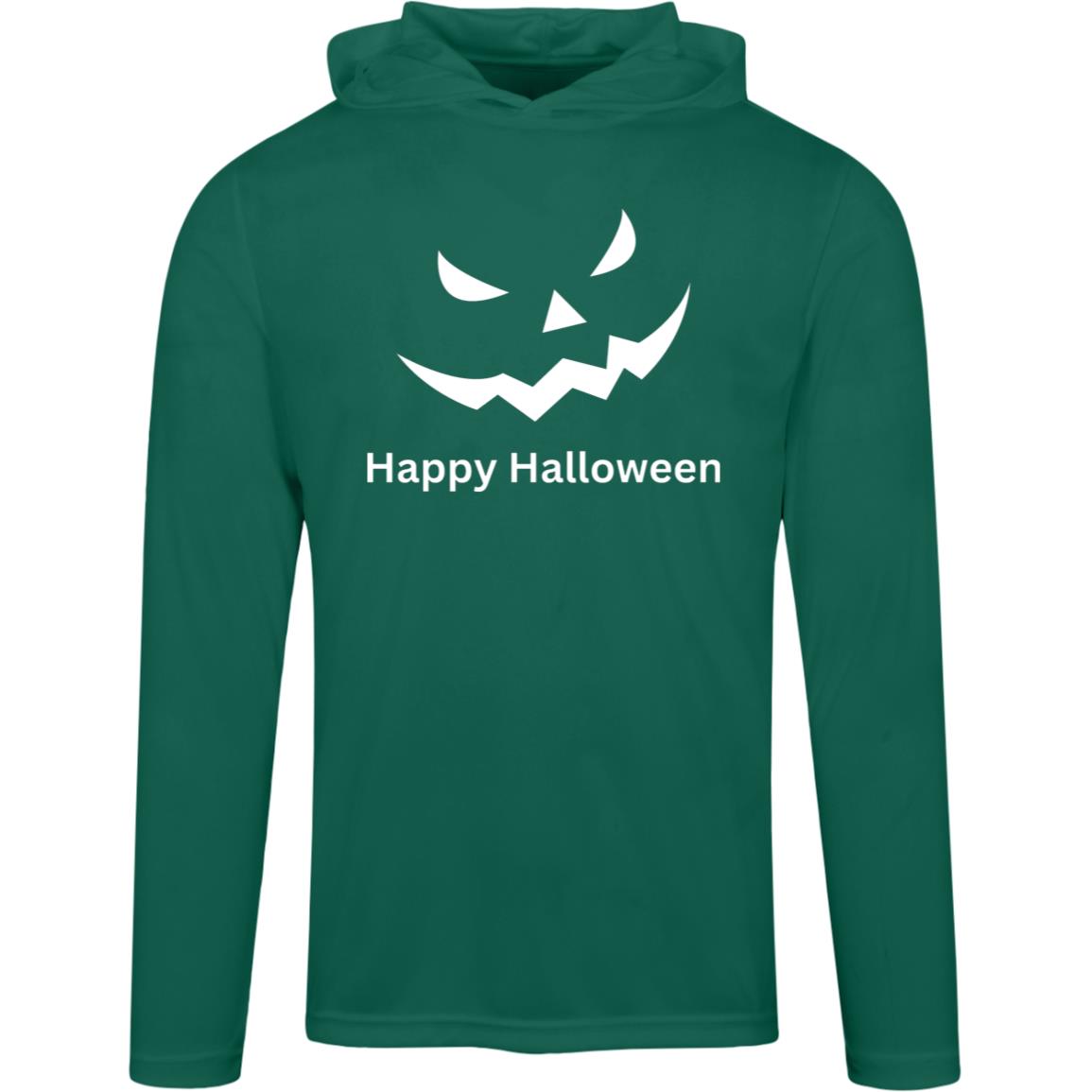 Scary Black Jack o' Lantern TT41 Team 365 Mens Zone Hooded Tee