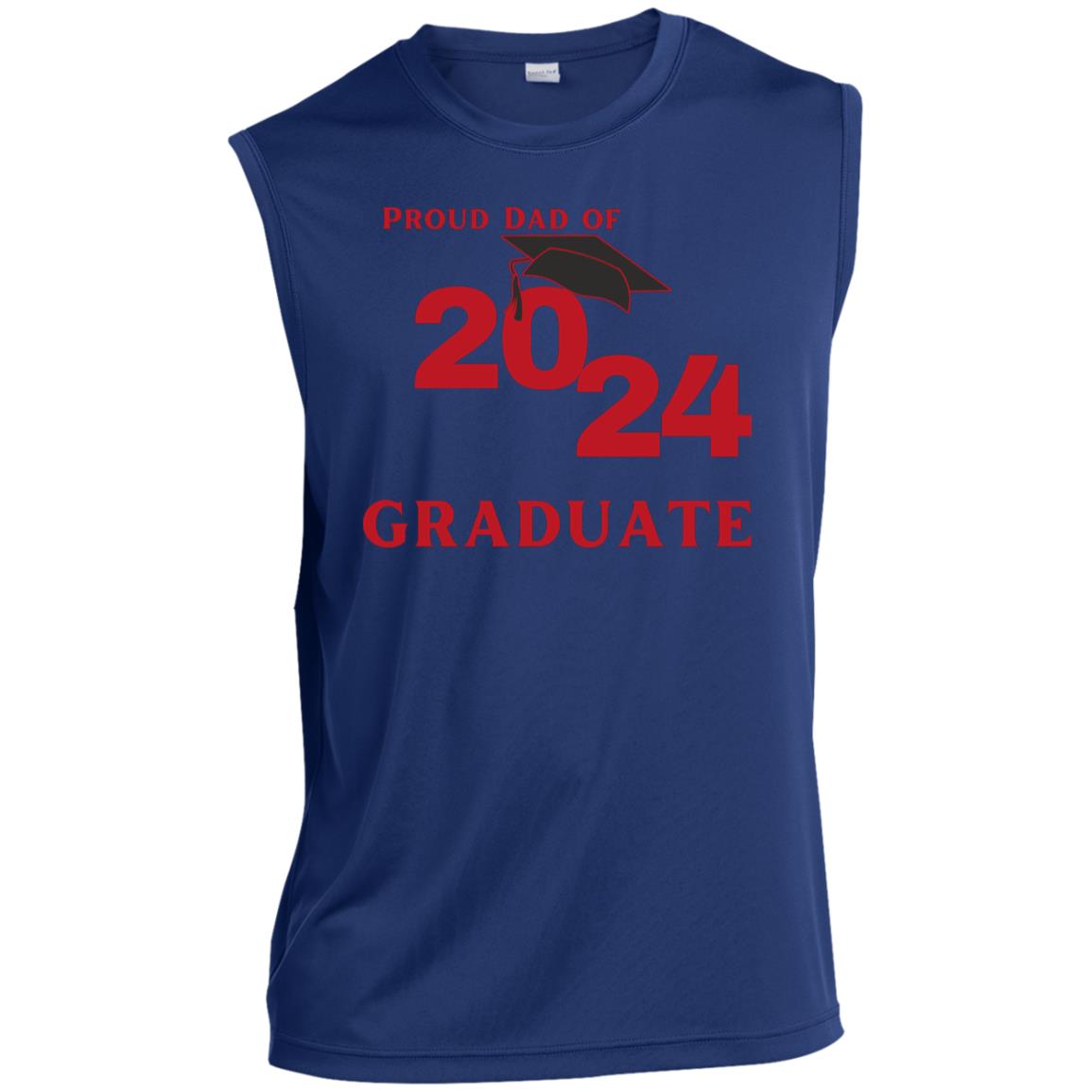 Proud Dad -- Graduate 2024 -- Men’s SL Performance Tee