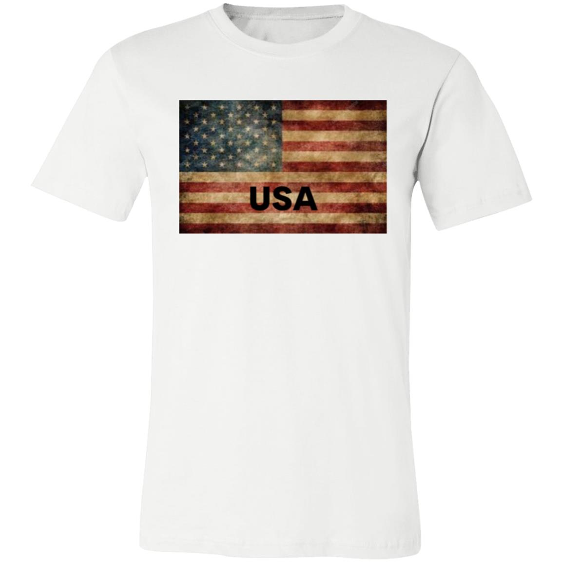 American Flag -- Unisex Jersey Short-Sleeve T-Shirt