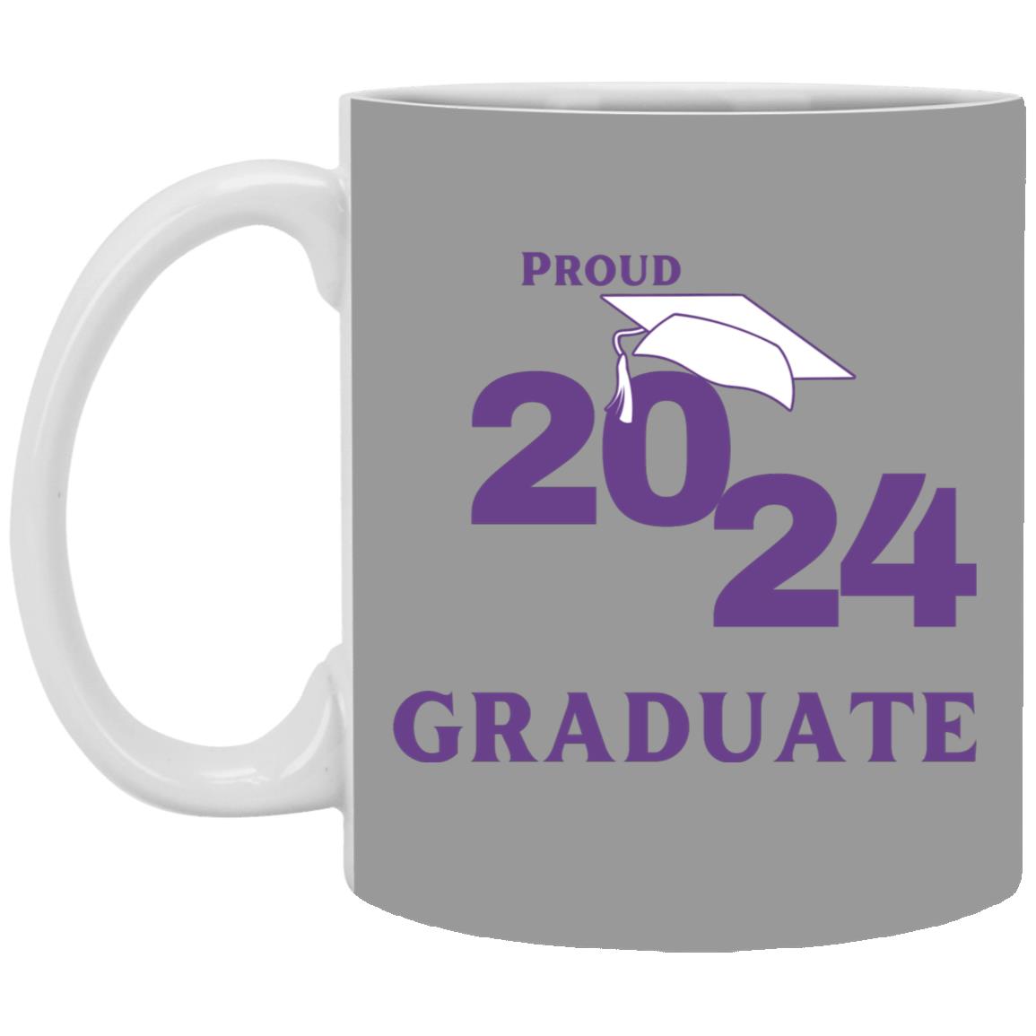 Proud graduate 2024 purple XP8434 11oz White Mug