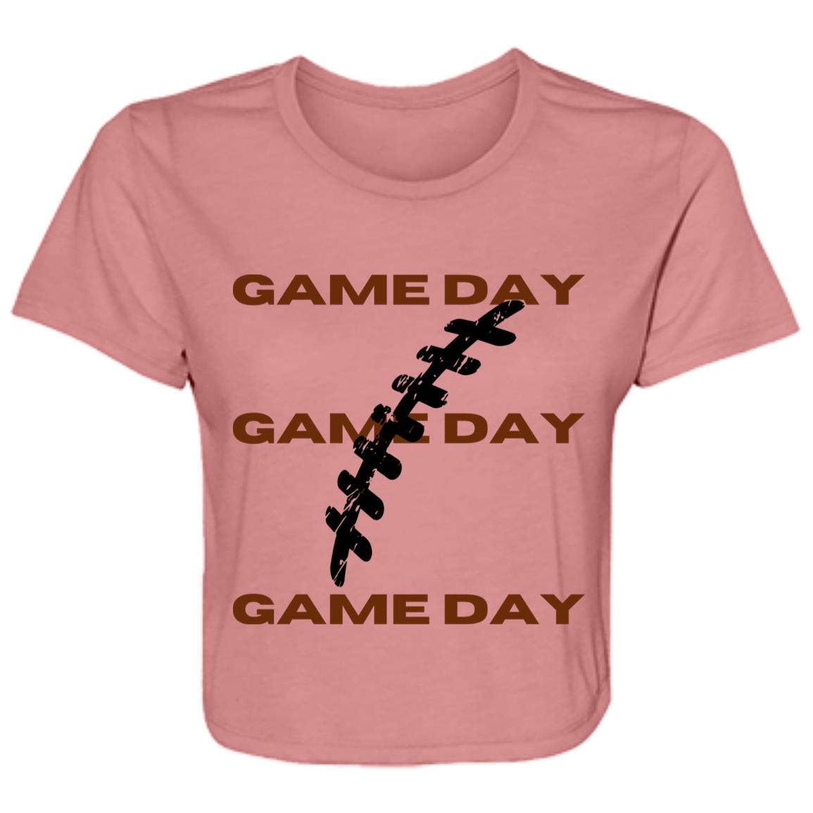 Game Day  Ladies' Flowy Cropped Tee