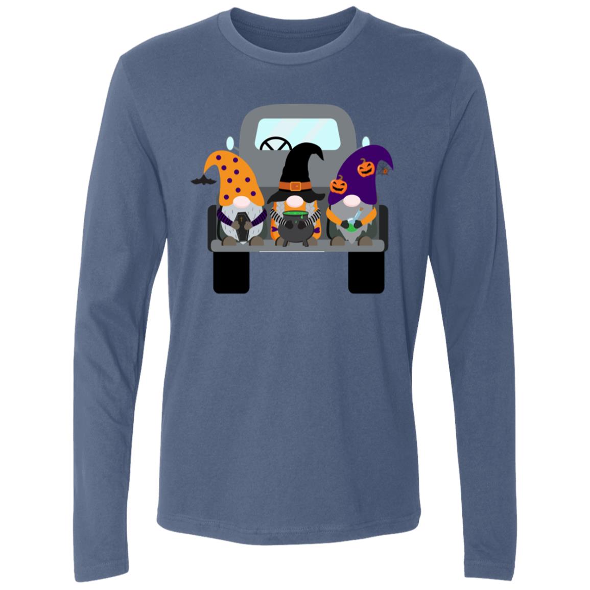 Halloween Gnomes in a Truck NL3601 Men's Premium LS