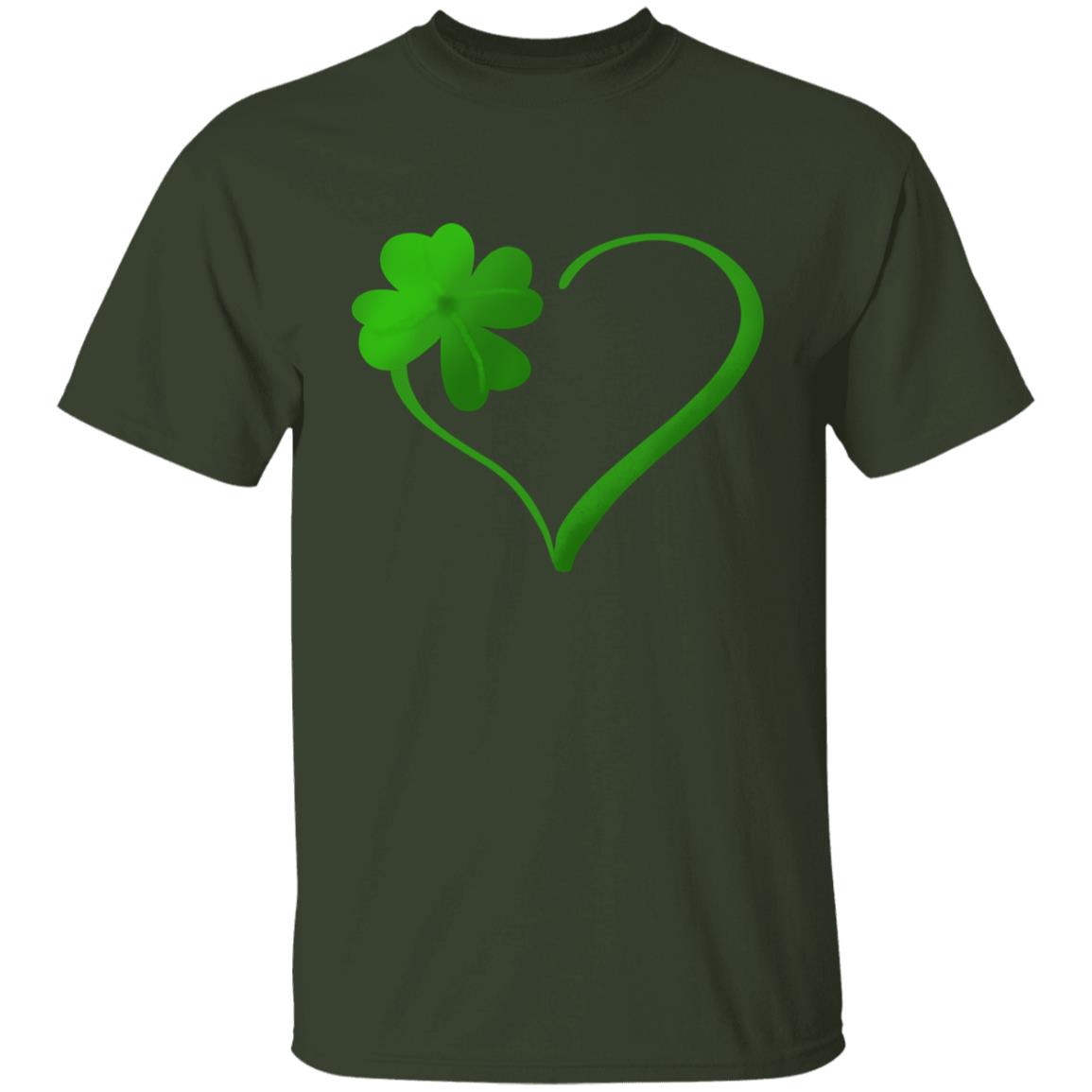 Clover Heart -- Youth 5.3 oz 100% Cotton T-Shirt