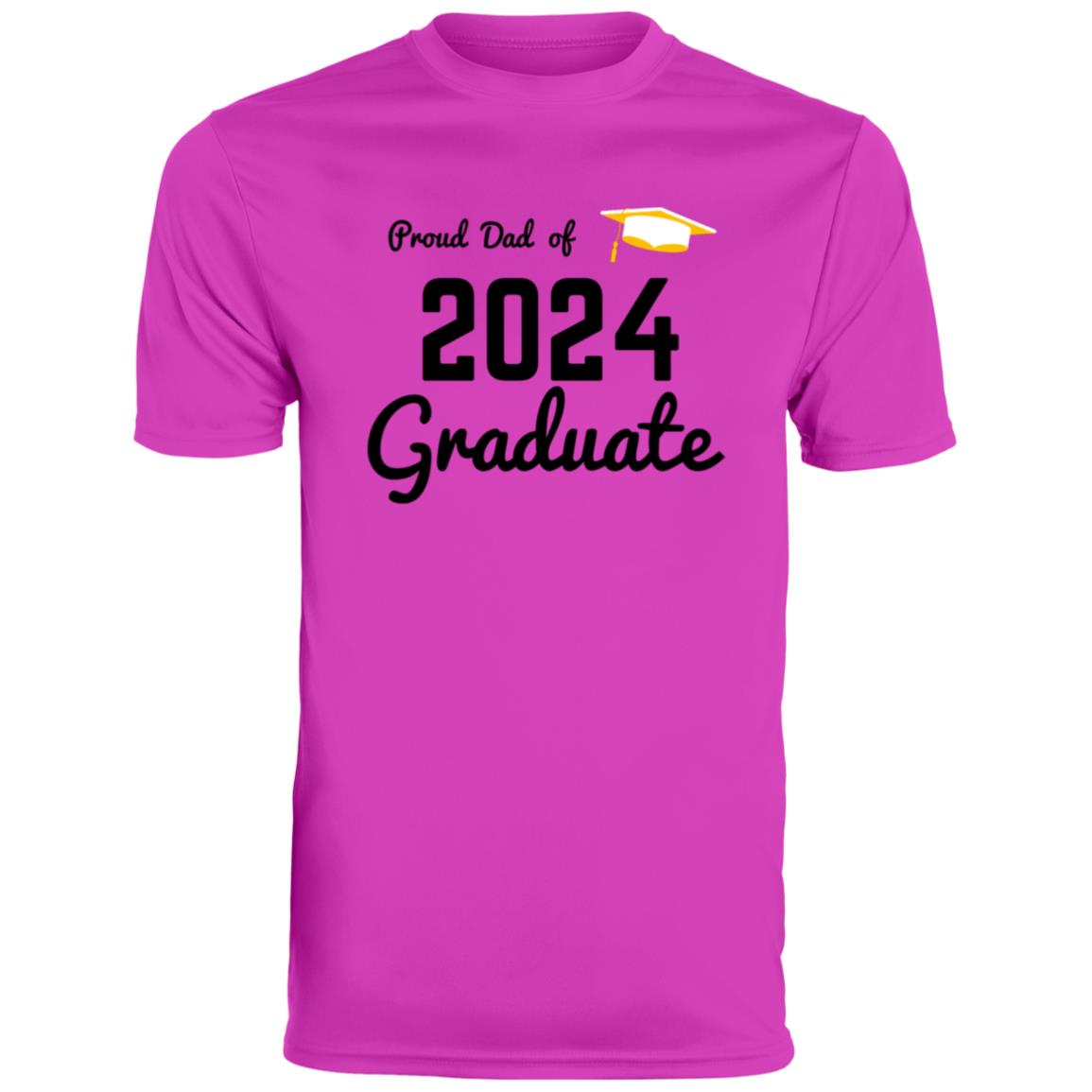 Proud Dad -- Graduate 2024 -- Men's Moisture-Wicking Tee