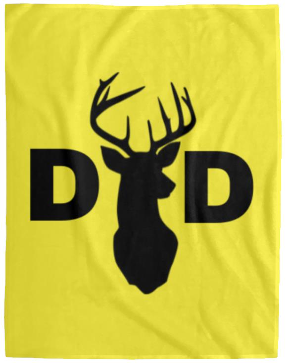 Dad Deer Dad hat VPL Cozy Plush Fleece Blanket - 60x80