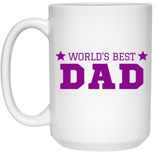 World's Best Dad -- White Mug