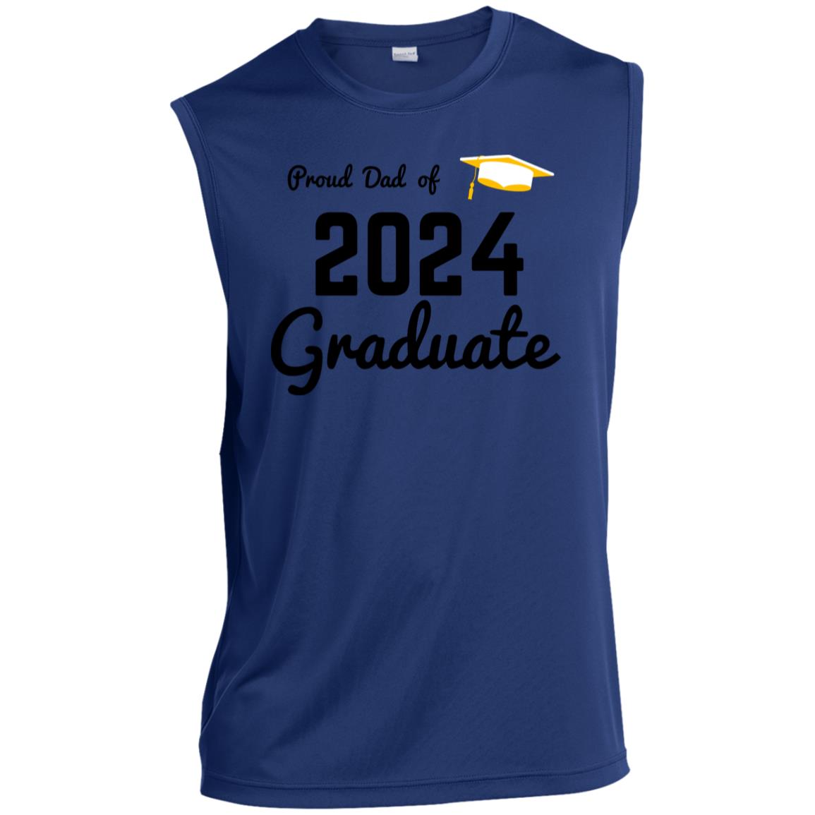 Proud Dad -- Graduate 2024 -- Men’s Sleeveless Performance Tee