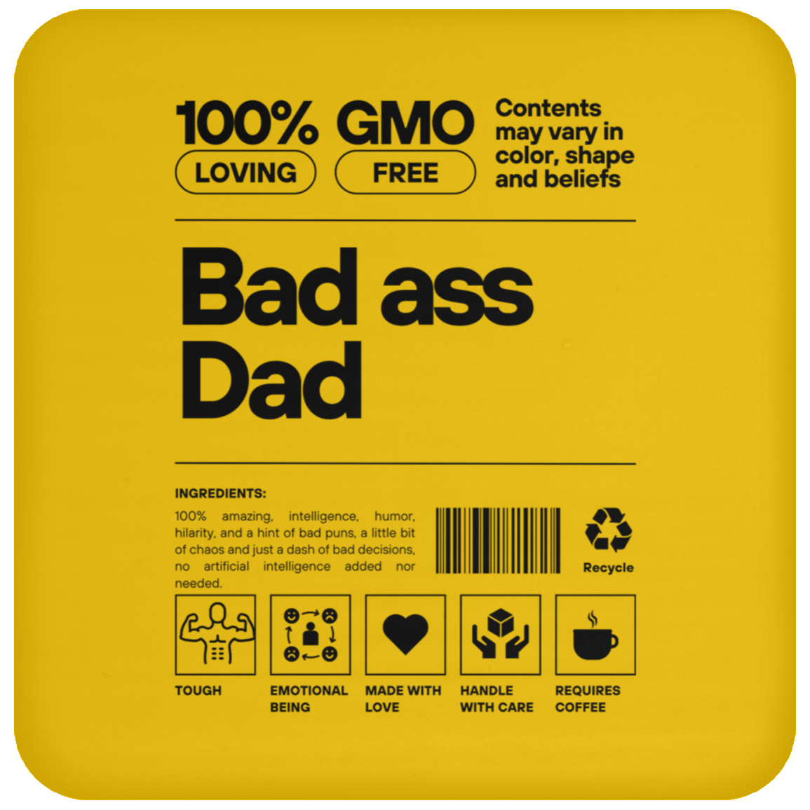 Bad Ass Dad -- Coaster