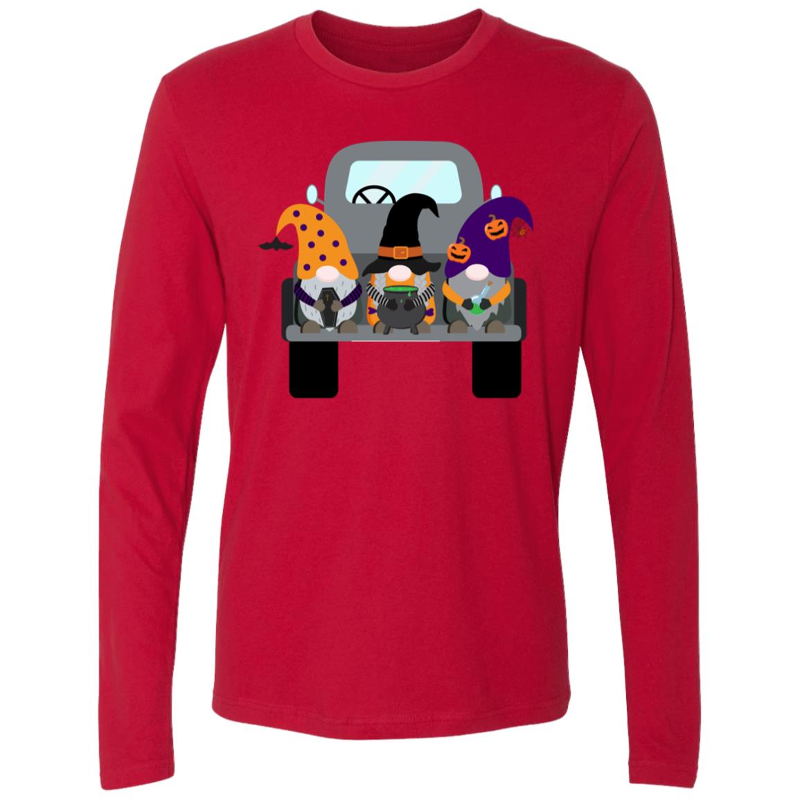 Halloween Gnomes in a Truck NL3601 Men's Premium LS