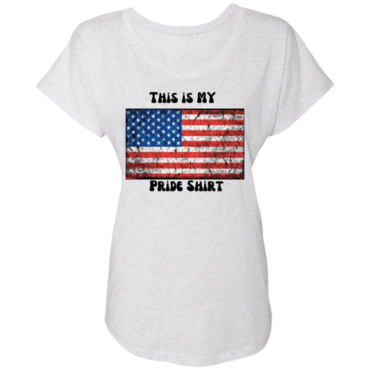 This is MY Pride shirt 2 NL6760 Ladies' Triblend Dolman Sleeve