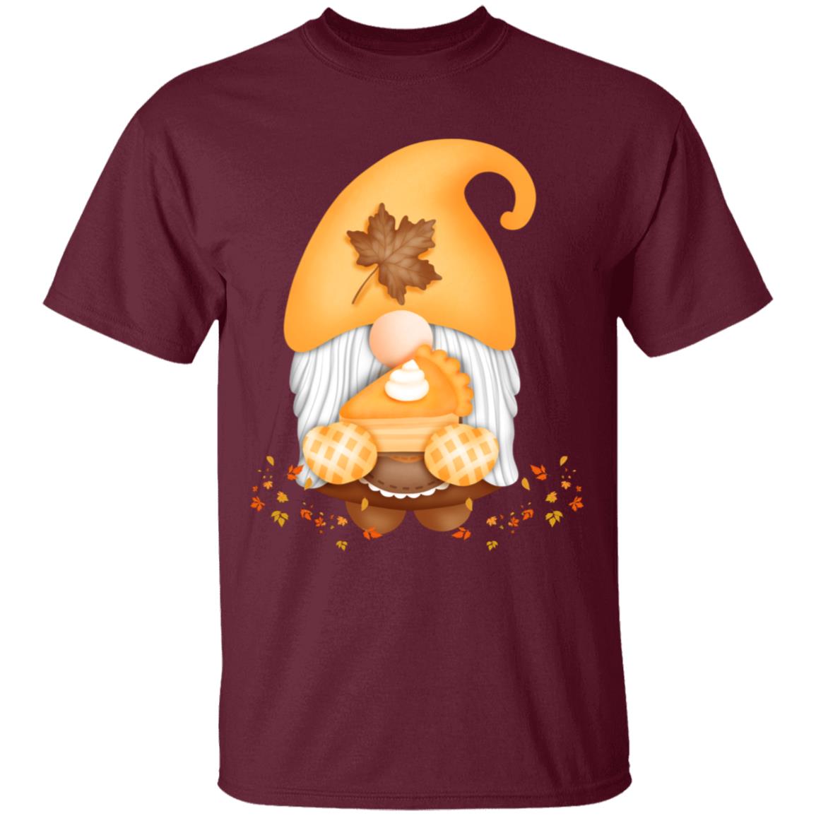 Gnome Pumpkin Pie G500B Youth 5.3 oz 100% Cotton T-Shirt