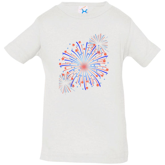 4th of July Fireworks -- Infant Jersey T-Shirt