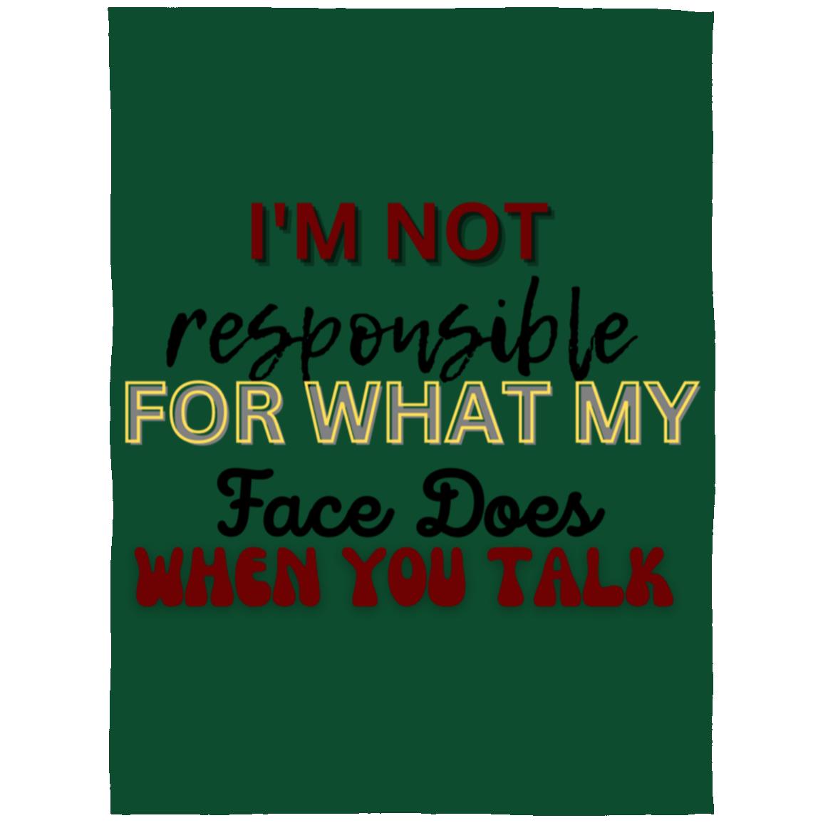 I'M NOT t-shirt FLL Arctic Fleece Blanket 60x80