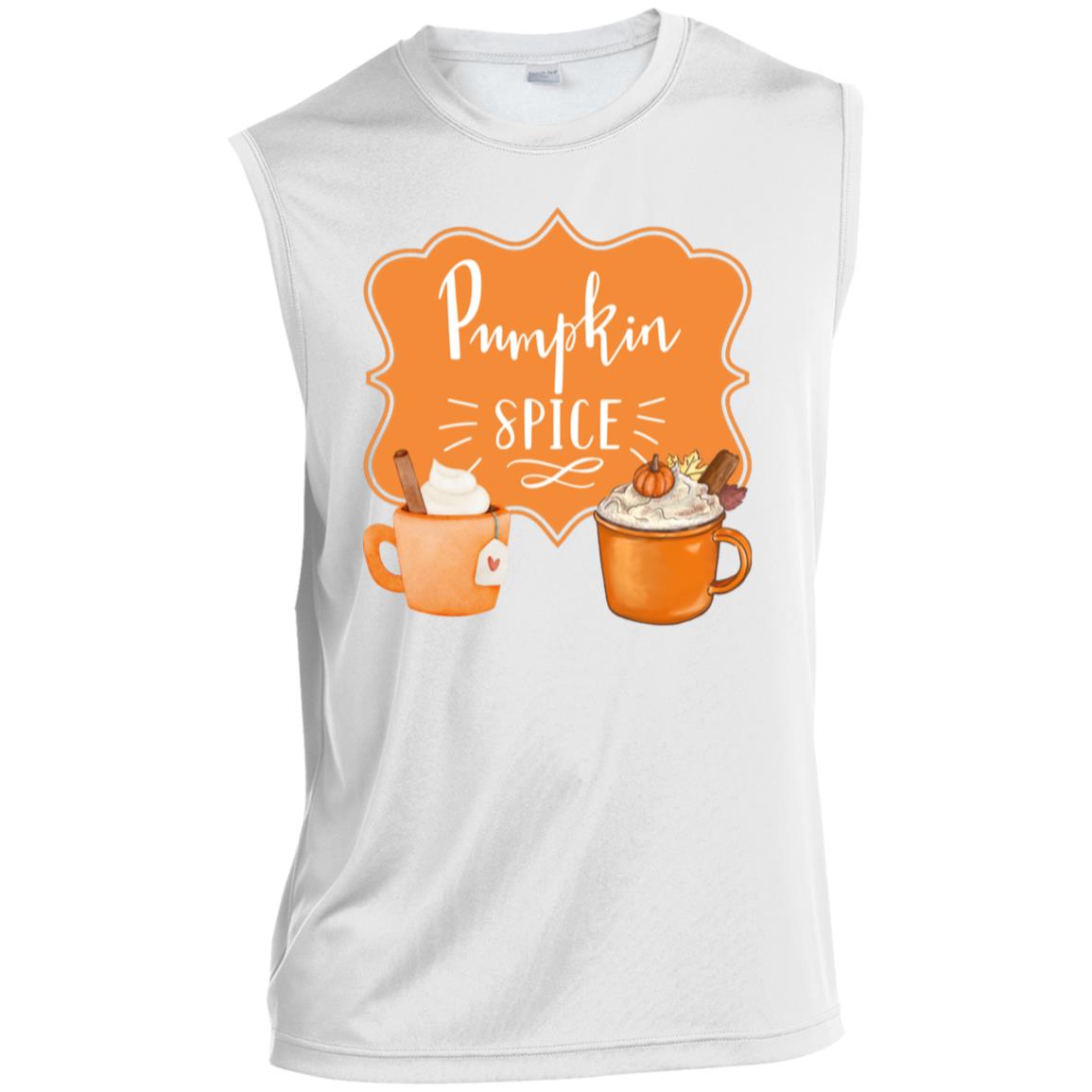 Pumpkin Spice Latte Orange -- CLOSEOUT -- Men’s Sleeveless Performance Tee