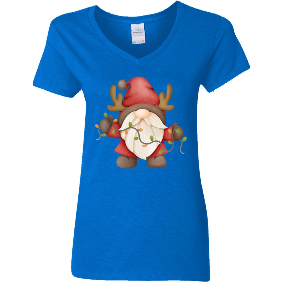 Gnome wLights G500VL Ladies' 5.3 oz. V-Neck T-Shirt