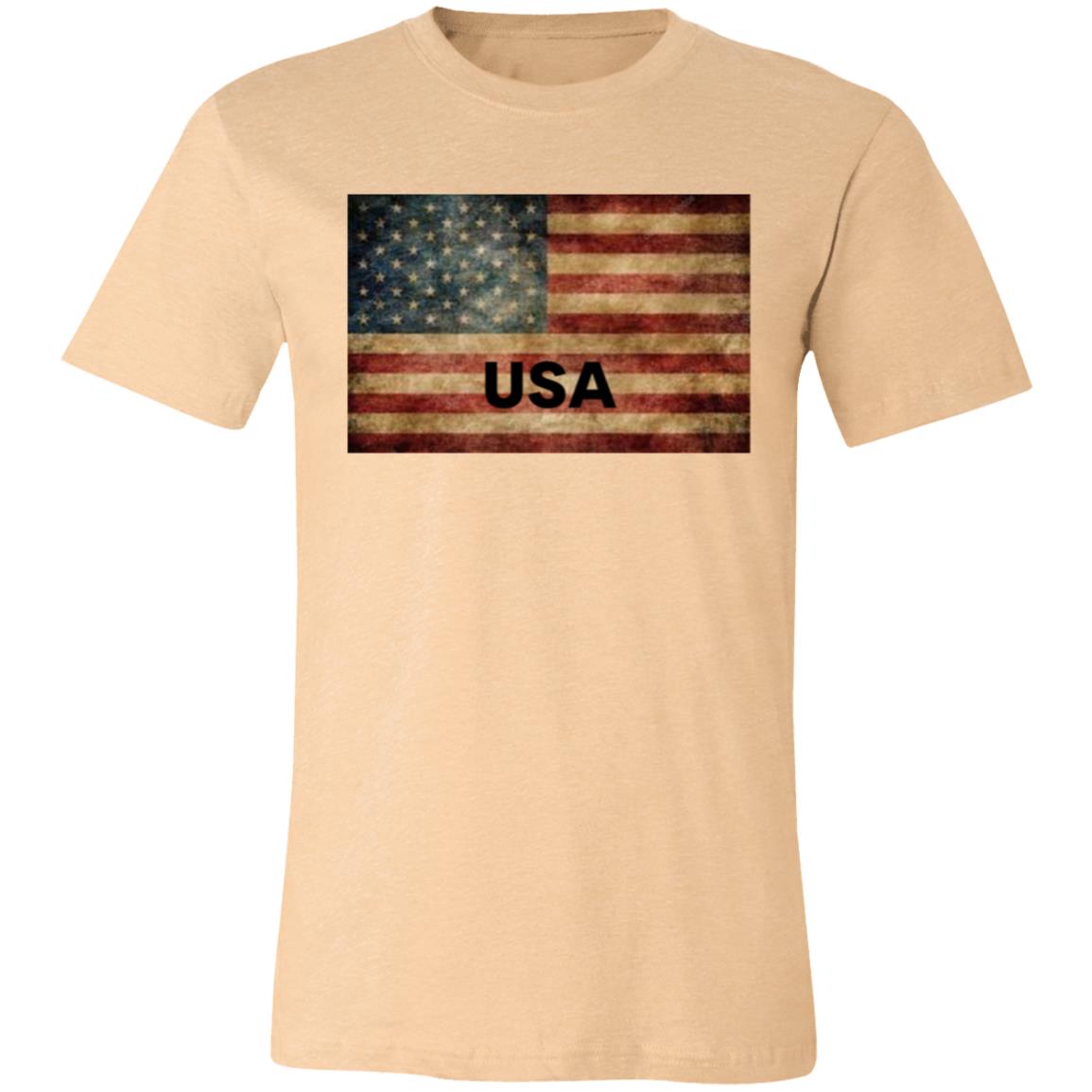 American Flag -- Unisex Jersey Short-Sleeve T-Shirt