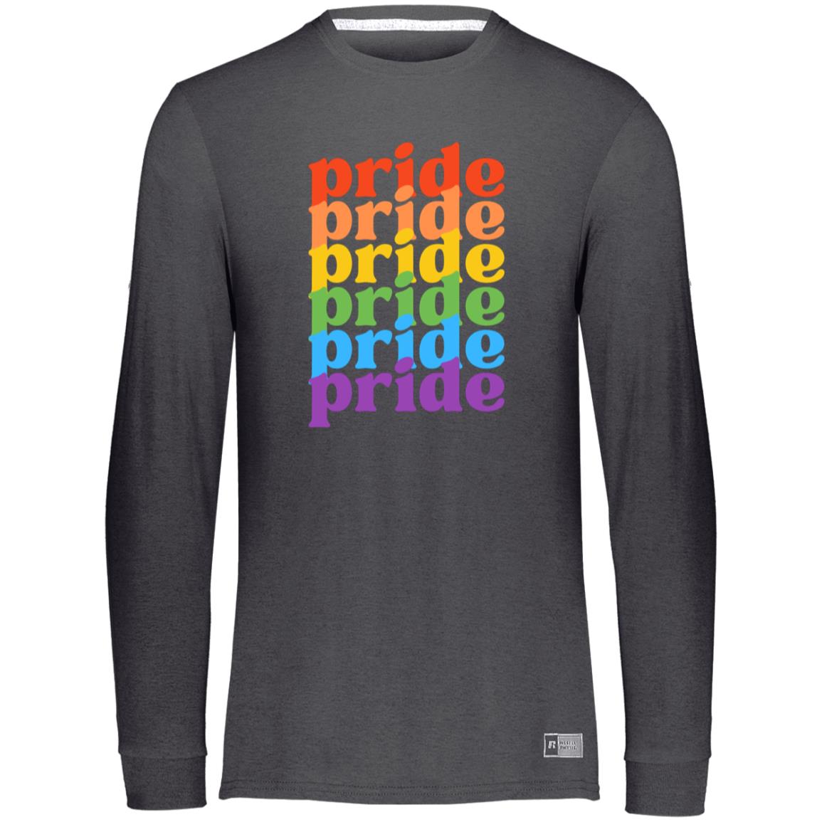 Pride, Pride, Pride -- Essential Dri-Power Long Sleeve Tee CLOSEOUT