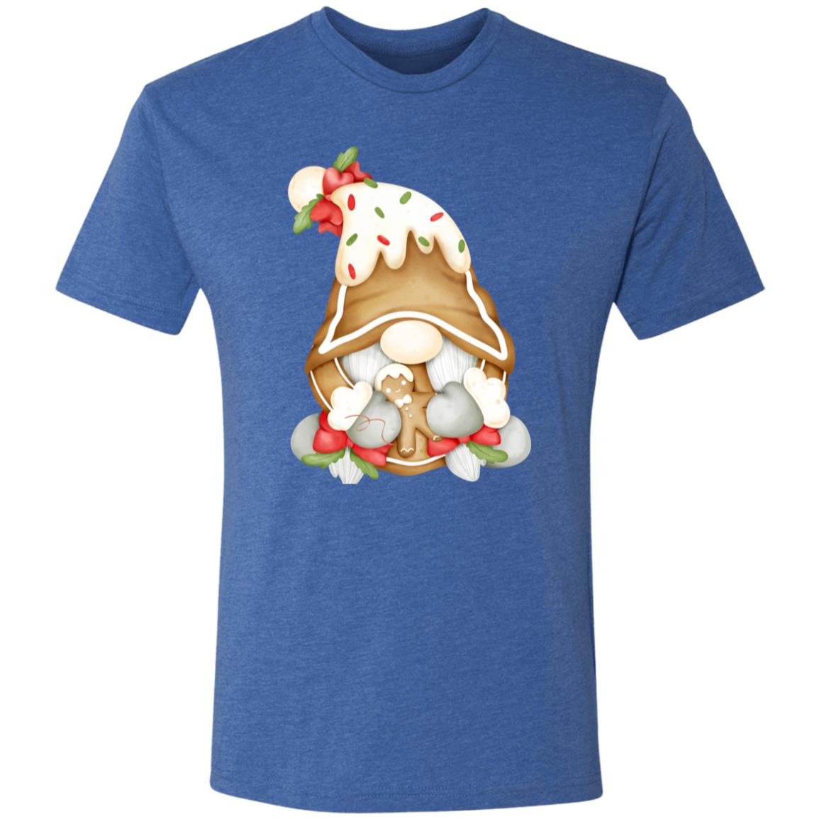 Gingerbread Gnome NL6010 Men's Triblend T-Shirt