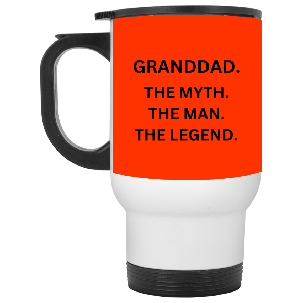 Granddad the Myth XP8400W White Travel Mug