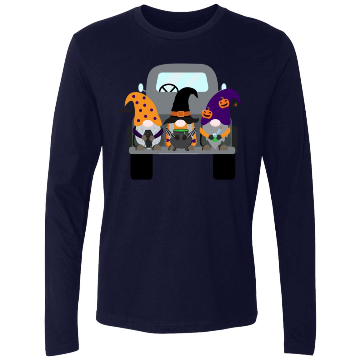 Halloween Gnomes in a Truck NL3601 Men's Premium LS