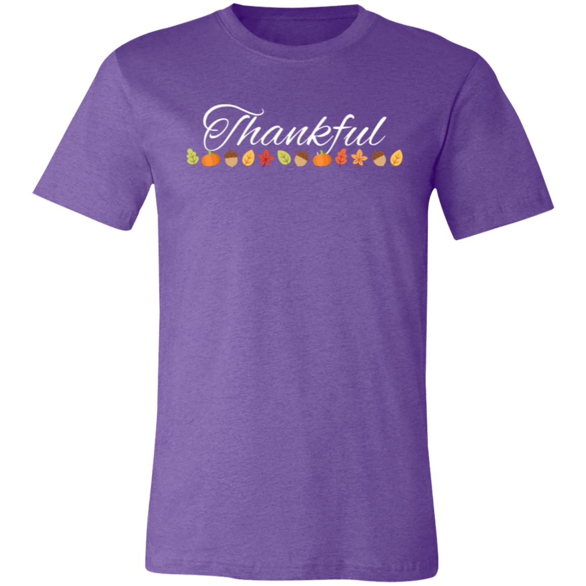 Thankful White -- Unisex Jersey Short-Sleeve T-Shirt