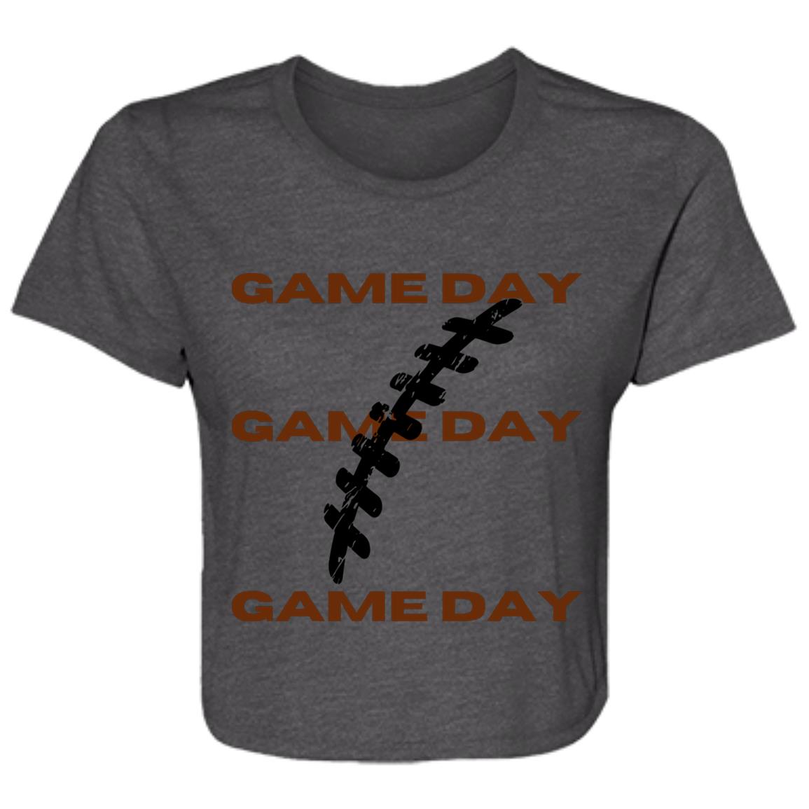 Game Day  Ladies' Flowy Cropped Tee