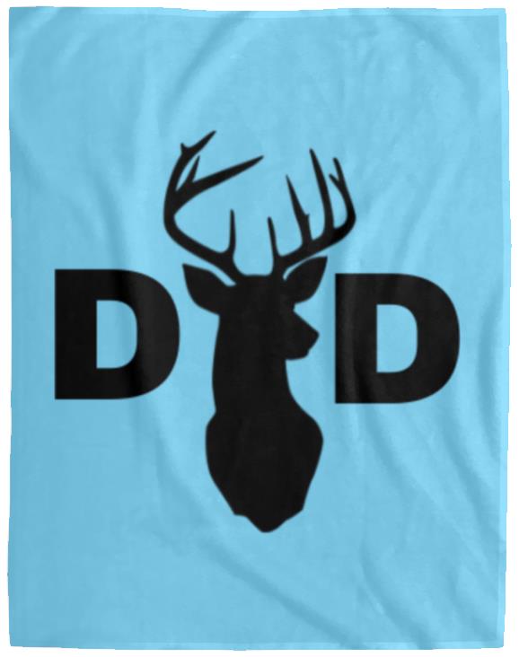 Dad Deer Dad hat VPL Cozy Plush Fleece Blanket - 60x80