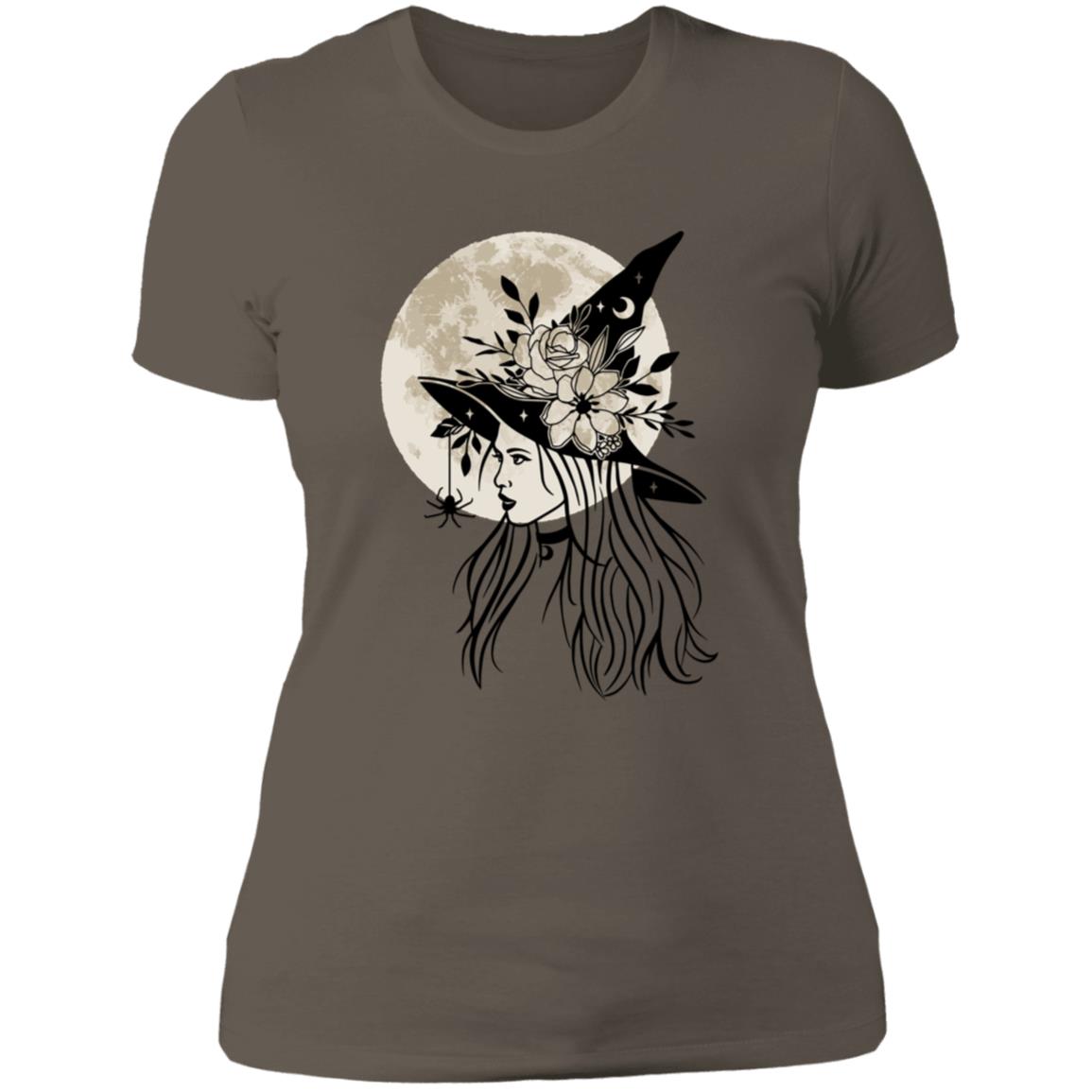 Witchy Moon -- Ladies' Boyfriend T-Shirt