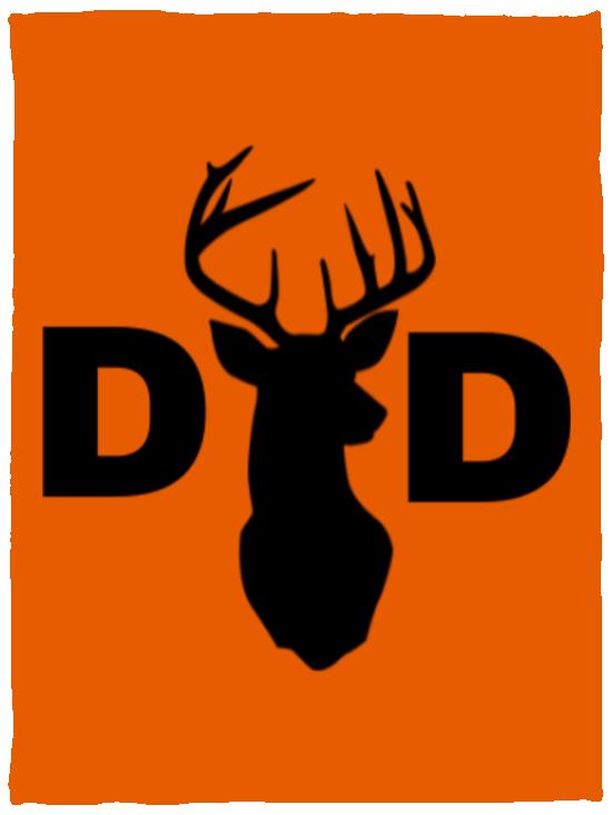 Dad Deer Dad hat VPS Cozy Plush Fleece Blanket - 30x40