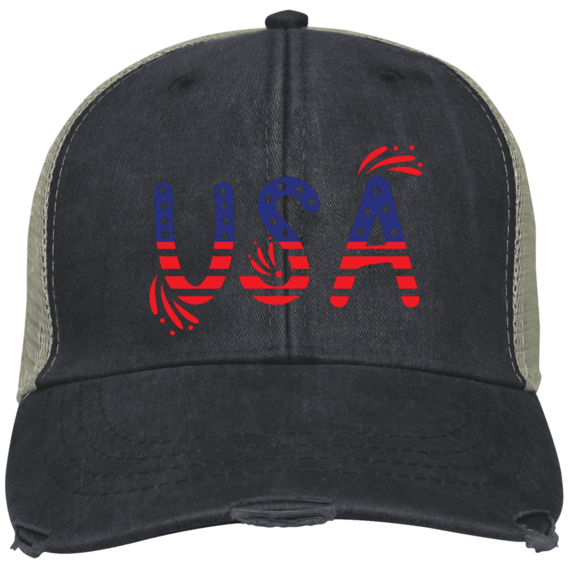 Flag USA OL102 Embroidered Ollie Cap