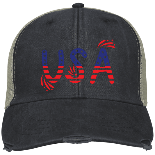 Flag USA OL102 Embroidered Ollie Cap