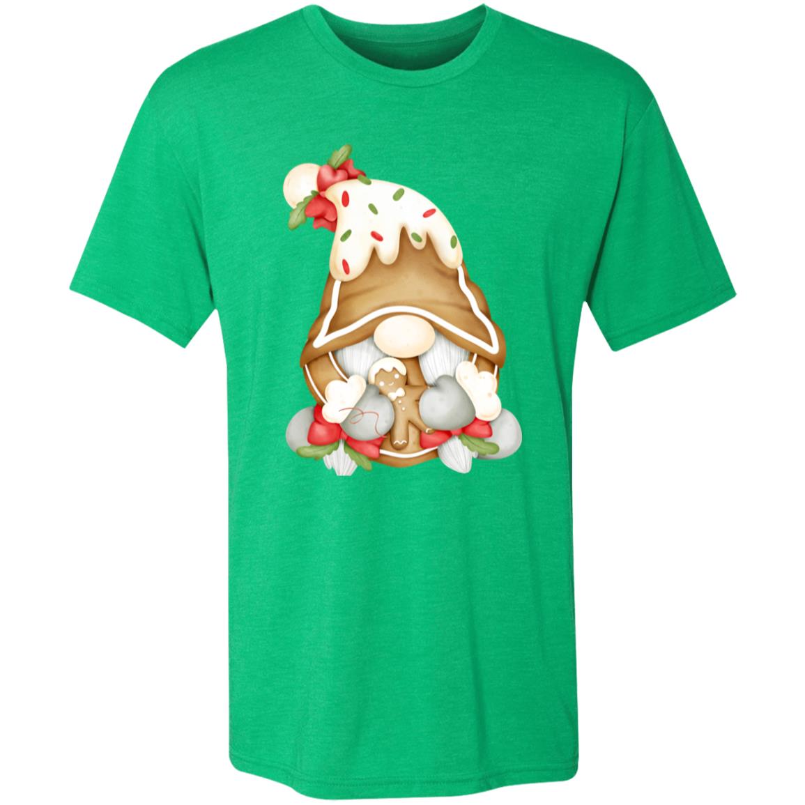 Gingerbread Gnome NL6010 Men's Triblend T-Shirt